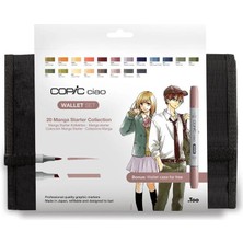 Copic Cıao Cantalı Set Manga Starter Collectıon 20 Lı