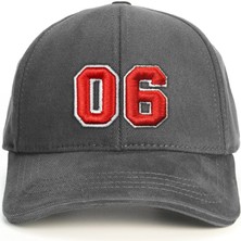 PataCute 06 Numara Kabartmalı Baseball Şapka