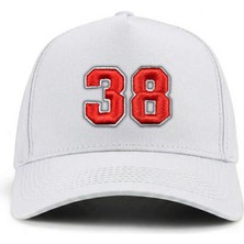 PataCute 38 Numara Kabartmalı Kalıplı Baseball Şapka