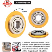 Tomax Seramik Kesme Elması Yedeği 22 mm Titanium