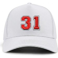 PataCute 31 Numara Kabartmalı Kalıplı Baseball Şapka