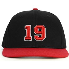 PataCute 19 Numara Kabartmalı Snapback Şapka