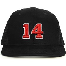 PataCute 14 Numara Kabartmalı Snapback Şapka