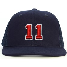 PataCute 11 Numara Kabartmalı Snapback Şapka