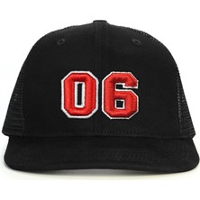 PataCute 06 Numara Kabartmalı Snapback Şapka