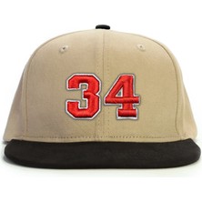 PataCute 34 Numara Kabartmalı Snapback Şapka
