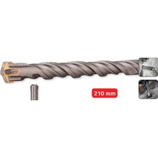 Tomax Sds Matkap Ucu 18X210 mm (4 Elmaslı) (10 Adet)