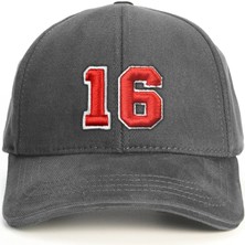 PataCute 16 Numara Kabartmalı Baseball Şapka