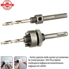 Tomax Bi-Metal Panç Adaptörü 14-30 mm Sds