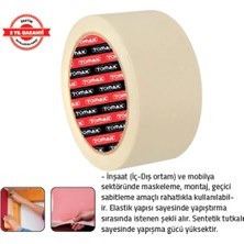 Tomax Maskeleme Bandı 18 mm x 30 mt (6 Adet)