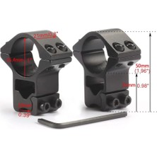 Asil Acar Home 25.4mm Dürbün Için 11MM Yüksek Havalı  / Av  Ayağı