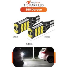 MEGAHAWK T15 W5W Canbus 45 LED Ampul Beyaz 360 Derece Ultra Parlak Park Plaka Iç Aydınlatma