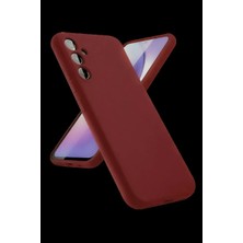 Cash Dukkan Samsung Galaxy A24 4g Kılıf First Silikon - Bordo
