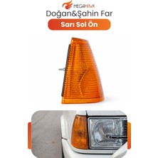 MEGAHAWK Doğan Şahin Ön Sinyal Lambası Sol Sarı Cam LED Uyumlu Köşe Sinyal Farı