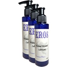 Tiklad Eros Coconut Flavor Natural Personal Lubricant 125 ml Hindistancevizi Aromalı  3 Adet