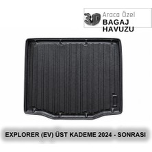 Elorcar Ford Explorer (Ev) Üst Kademe 2024 - Sonrası 3D Bagaj Havuzu