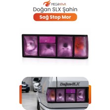 MEGAHAWK Tofaş Doğan Şahin Sağ Stop Lambası Mor Slx Uyumlu Arka Stop Farı Komple Sağ