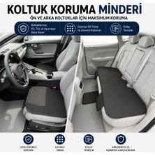 Rebols Sahra Serisi Keten Terletmez Oto Koltuk Minder Seti (3'lü Set)