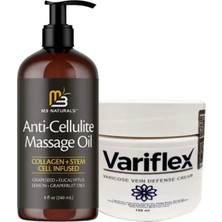 Tiklad Variflex Massage Oil 240 ml Masaj Yağı + Variflex Krem 150 ml