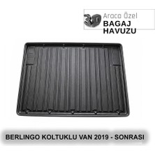 Elorcar Cıtroen Berlıngo Koltuklu Van 2019 - Sonrası 3D Bagaj Havuzu