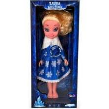 Toyx Laura Karlı Bebek 45 cm Sesli ve Şarkı Söyleyen Oyuncak Bebek