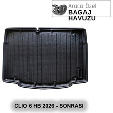 Elorcar Renault Clıo 6 Hb 2026 - Sonrası 3D Bagaj Havuzu
