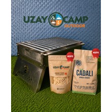 Uzay Camp Campology Mini Compact Motosiklet Mangalı (304 Paslanmaz Çelik) 25X25