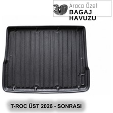 Elorcar Volkswagen T-Roc Üst Kademe 2026 - Sonrası 3D Bagaj Havuzu