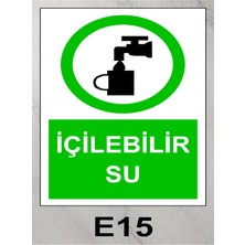 Baysan Yangın Içilebilir Su Uyarıcı Levha