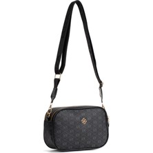 Sannora Bags Kadın Desenli Omuz ve Çapraz Askılı Çanta 2 Bölmeli Günlük Şık Kol Çantası