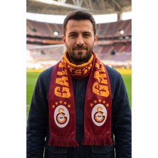Galatasaray Orijinal Lisanslı 5 Yıldız Kırmızı Şal Atkı