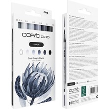 Copic Cıao Shade Set Cool Gray & Black 6 Lı