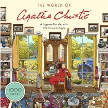Laurence King Publishing The World Of Agatha Christie 1000 Piece Jigsaw Puzzle With 90 Clues To Spot
