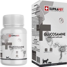 Supravet Kedi ve Köpek Eklem Sağlığı Güçlendirici Glukozamin Tablet + Vitamin C (75 Tablet)