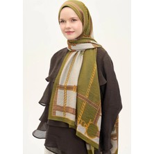 Silk Home Urban Hours Büyük Zincir Taba Mayda Şal 190X72