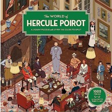 Laurence King Publishing The World Of Hercule Poirot A 1000-PIECE Jigsaw Puzzle With Over 100 Clues To Spot
