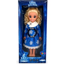 Toyx Lena Karlı Bebek 35 cm Sesli ve Şarkı Söyleyen Oyuncak Bebek