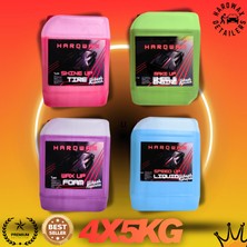 Hardwax Detailers 4 x 5 kg Oto Yıkama Seti Köpük+Lastik+Jant+Hızlı Cila 50 Yıkama