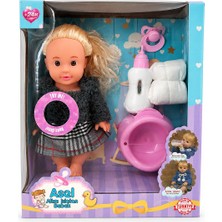 Toyx Asel 35 cm Altını Islatan ve Konuşan Et Bebek