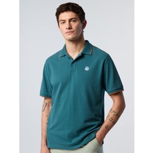 North Sails Regular Fit %100 Organik Pamuk Baskılı Erkek Polo Yaka Tişört
