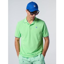 North Sails Regular Fit %100 Organik Pamuk Baskılı Erkek Polo Yaka Tişört