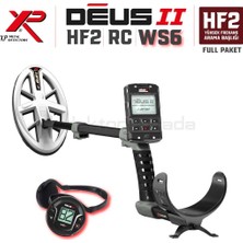 XP Metal Dedektör Deus 2 Dedektör - HF 2 Başlık, Ana Kontrol Ünitesi WS6 Kulaklık F