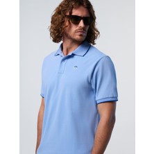 North Sails Regular Fit %100 Organik Pamuk Baskılı Erkek Polo Yaka Tişört