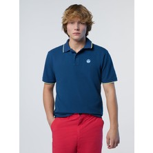 North Sails Regular Fit %100 Organik Pamuk Baskılı Erkek Polo Yaka Tişört