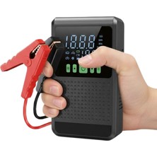 Techugo 4’ü 1 Arada Jump Starter Hava Kompresörü Powerbank ve LED Fener