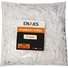 Enaks Standart Plastik Dübel 7mm (1000'LI Paket)