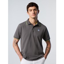 North Sails Regular Fit %100 Organik Pamuk Baskılı Erkek Polo Yaka Tişört