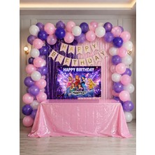 Happyloop Party Manifest Manifest Kız Grubu Doğum Günü Parti Kutlama & Perde Masa Balon Seti