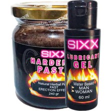 Tiklad Sixx Lubricant Kayganlaştırıcı Jel 60 ml Herbal Paste Doğal Macun 240 gr