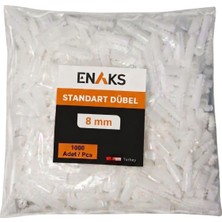 Enaks Standart Plastik Dübel 8mm (1000'LI Paket)